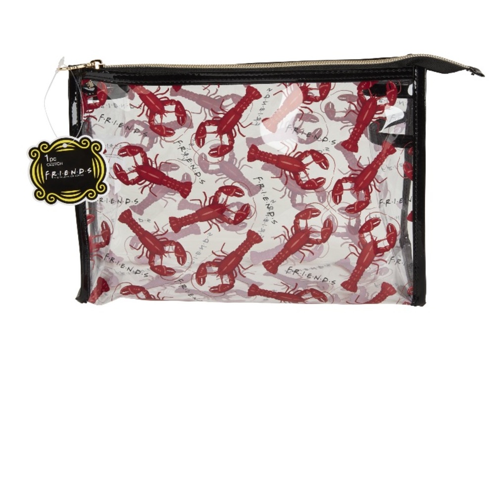 Friends You’re My Lobster Clear Makeup Bag Conair